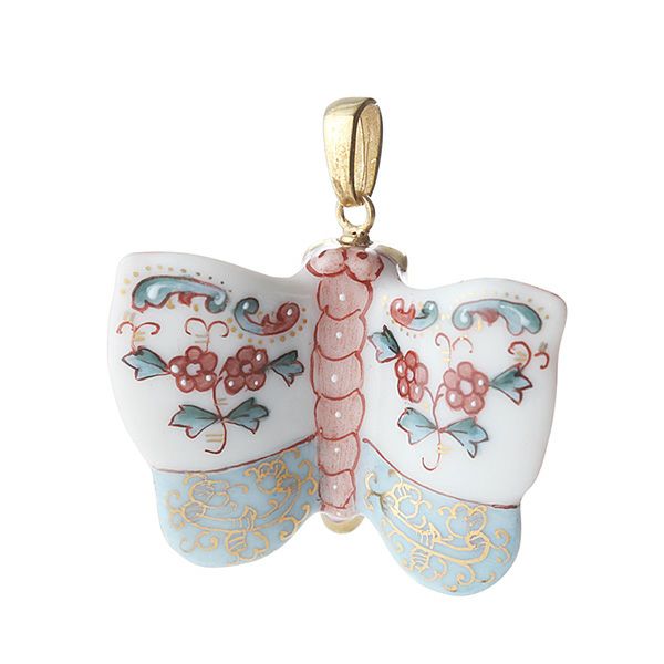 ヘレンド ペンダントトップ TCA 15524-0-47 バタフライ トゥッピーニの角笛