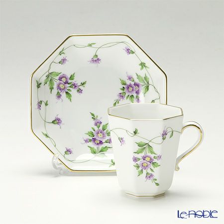 ヘレンド イモラ IA 04307-0-00 モカカップ＆ソーサー（オクタゴナル）