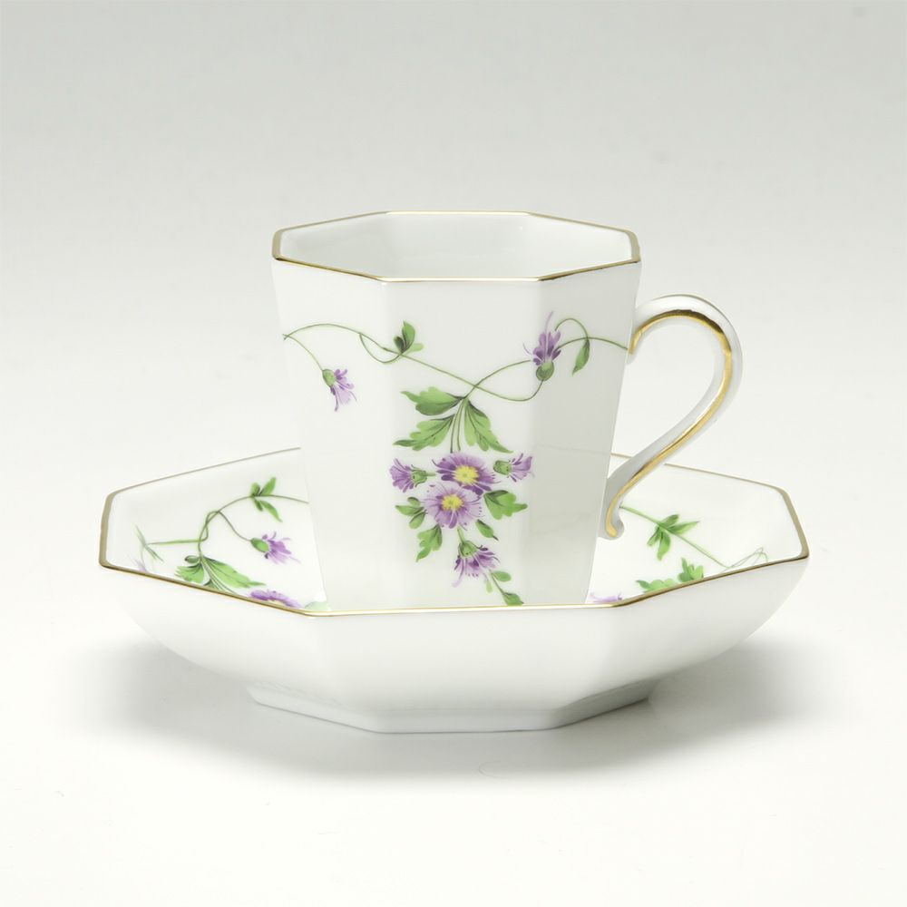 ヘレンド イモラ IA 04307-0-00 モカカップ＆ソーサー（オクタゴナル）