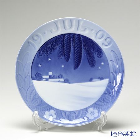 ロイヤルコペンハーゲン（Royal Copenhagen） イヤープレート 1909年／明治42年 「デンマークの風景」