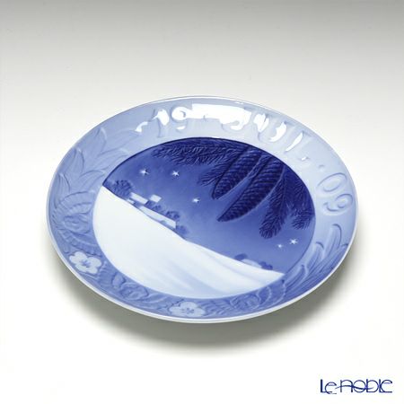 ロイヤルコペンハーゲン（Royal Copenhagen） イヤープレート 1909年／明治42年 「デンマークの風景」