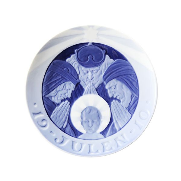 ロイヤルコペンハーゲン（Royal Copenhagen） イヤープレート 1910年／明治43年 「東方の三博士」