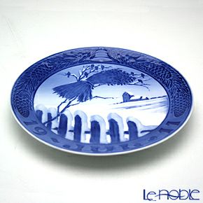 ロイヤルコペンハーゲン（Royal Copenhagen） イヤープレート 1911年／明治44年 「デンマークの風景」