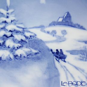 ロイヤルコペンハーゲン（Royal Copenhagen） イヤープレート 1915年／大正4年 「デンマークの風景」