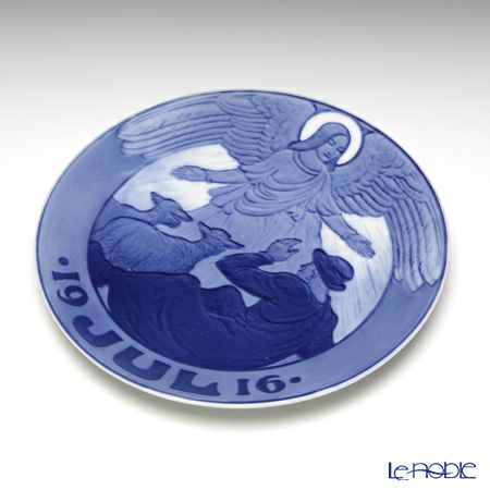 ロイヤルコペンハーゲン（Royal Copenhagen） イヤープレート 1916年／大正5年 「野の羊飼い」