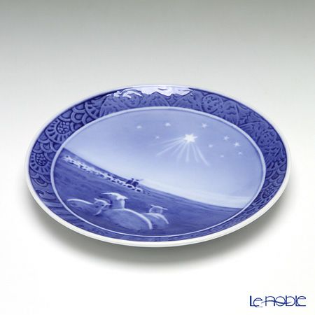 ロイヤルコペンハーゲン（Royal Copenhagen） イヤープレート 1918年／大正7年 「羊飼い」