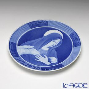 ロイヤルコペンハーゲン（Royal Copenhagen） イヤープレート 1920年／大正9年 「イエスを抱くマリア」