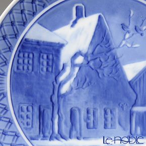 ロイヤルコペンハーゲン（Royal Copenhagen） イヤープレート 1921年／大正10年 「市場」