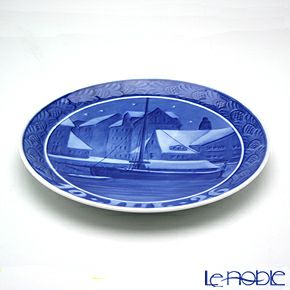 ロイヤルコペンハーゲン（Royal Copenhagen） イヤープレート 1926年／昭和1年 「クリスチャンハウン運河」