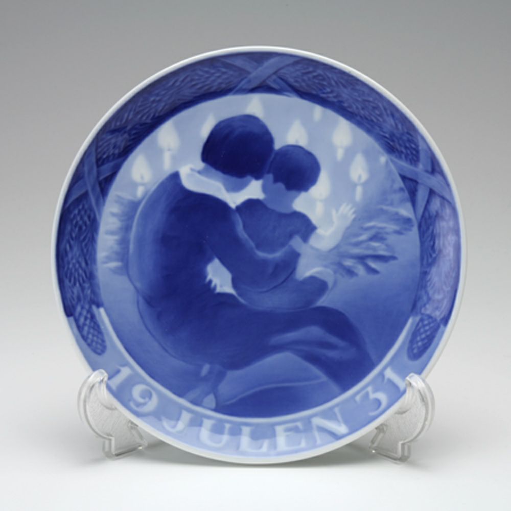 ロイヤルコペンハーゲン（Royal Copenhagen） イヤープレート 1931年／昭和6年 「母と子」