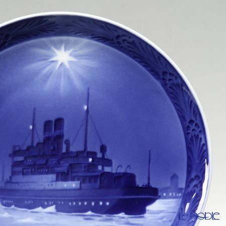 ロイヤルコペンハーゲン（Royal Copenhagen） イヤープレート 1933年／昭和8年 「大バルトを渡るフェリー」