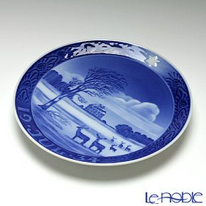 ロイヤルコペンハーゲン（Royal Copenhagen） イヤープレート 1934年／昭和9年 「一軒家」