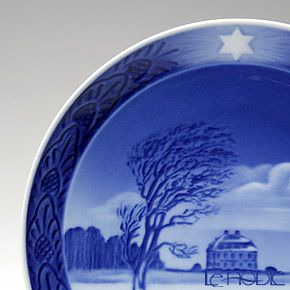 ロイヤルコペンハーゲン（Royal Copenhagen） イヤープレート 1934年／昭和9年 「一軒家」