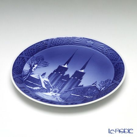 ロイヤルコペンハーゲン（Royal Copenhagen） イヤープレート 1936年／昭和11年 「ロスキレ大聖堂」