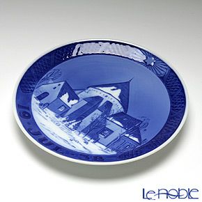 ロイヤルコペンハーゲン（Royal Copenhagen） イヤープレート 1938年／昭和13年 「ウスタラースの半円形の教会」