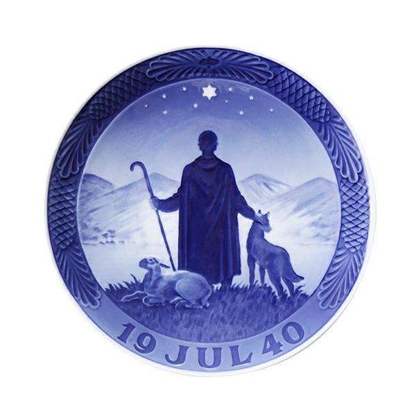 ロイヤルコペンハーゲン（Royal Copenhagen） イヤープレート 1940年／昭和15年 「よき羊飼い」