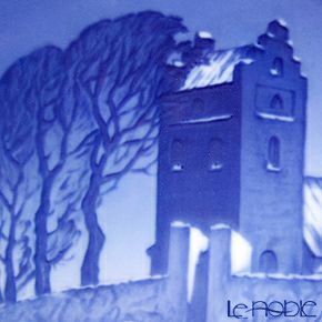 ロイヤルコペンハーゲン（Royal Copenhagen） イヤープレート 1941年／昭和16年 「デンマークの村の教会」