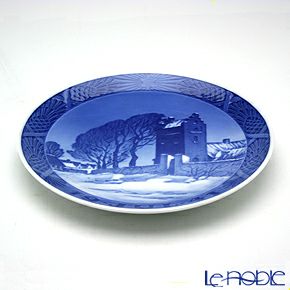 ロイヤルコペンハーゲン（Royal Copenhagen） イヤープレート 1941年／昭和16年 「デンマークの村の教会」