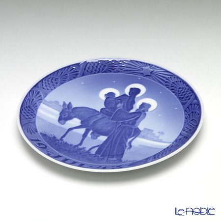 ロイヤルコペンハーゲン（Royal Copenhagen） イヤープレート 1943年／昭和18年 「エジプトへはばたく聖家族」