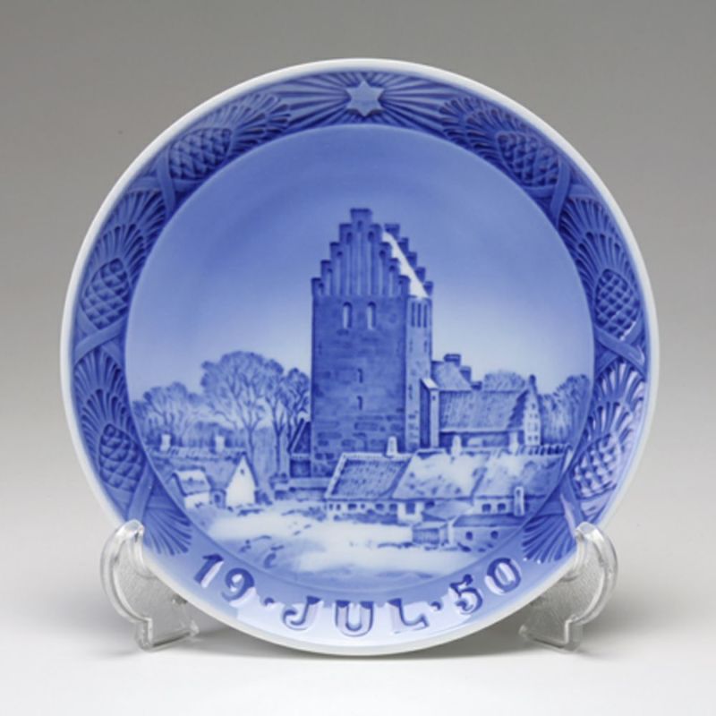 ロイヤルコペンハーゲン（Royal Copenhagen） イヤープレート 1950年／昭和25年 「ボーエスロネ教会」