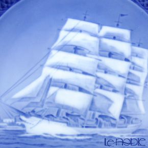 ロイヤルコペンハーゲン（Royal Copenhagen） イヤープレート 1961年／昭和36年 「デンマークの訓練船」