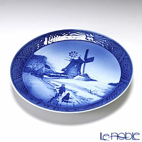 ロイヤルコペンハーゲン（Royal Copenhagen） イヤープレート 1963年／昭和38年 「ホイスエーヤの風車小屋」