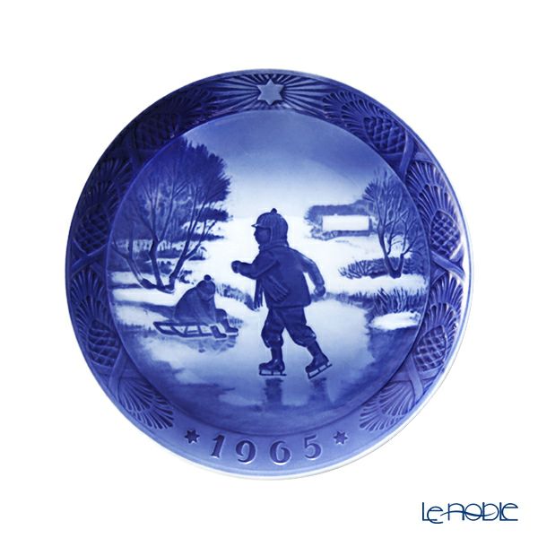 ロイヤルコペンハーゲン（Royal Copenhagen） イヤープレート 1965年／昭和40年 「小さなスケーター」