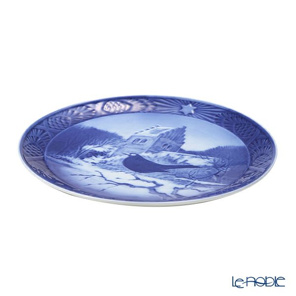 ロイヤルコペンハーゲン（Royal Copenhagen） イヤープレート 1966年／昭和41年 「教会の黒鳥」