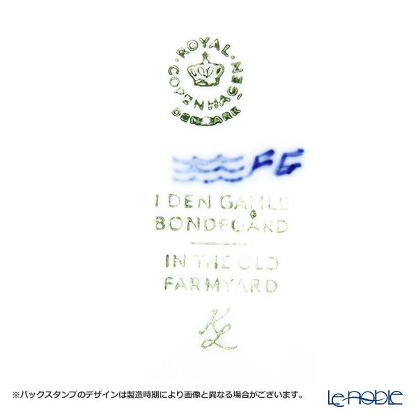 ロイヤルコペンハーゲン（Royal Copenhagen） イヤープレート 1969年／昭和44年 「古い農家の庭」