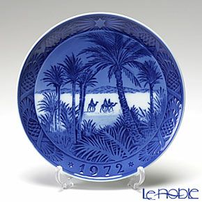 ロイヤルコペンハーゲン（Royal Copenhagen） イヤープレート 1972年／昭和47年 「砂漠にて」