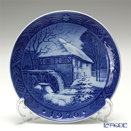 ロイヤルコペンハーゲン（Royal Copenhagen） イヤープレート 1976年／昭和51年 「ビベックの水車小屋」