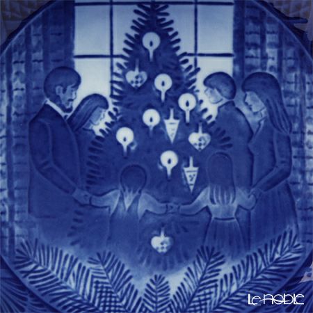 ロイヤルコペンハーゲン（Royal Copenhagen） イヤープレート 1983年／昭和58年 「メリークリスマス」