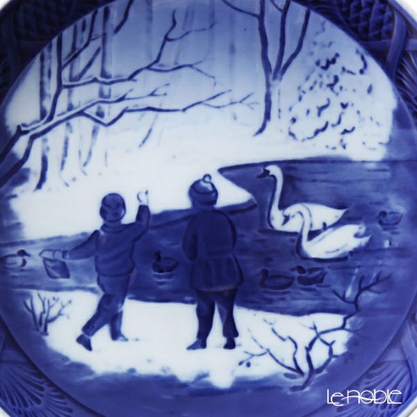 ロイヤルコペンハーゲン（Royal Copenhagen） イヤープレート 1987年／昭和62年 「冬鳥」