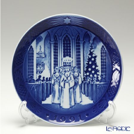 ロイヤルコペンハーゲン（Royal Copenhagen） イヤープレート 1991年／平成3年 「サンタルチア」