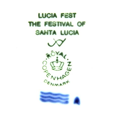 ロイヤルコペンハーゲン（Royal Copenhagen） イヤープレート 1991年／平成3年 「サンタルチア」