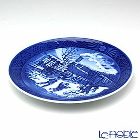 ロイヤルコペンハーゲン（Royal Copenhagen） イヤープレート 1993年／平成5年 「クリスマスのお客様」