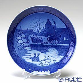 ロイヤルコペンハーゲン（Royal Copenhagen） イヤープレート 1999年／平成11年 「The Sleigh Ride」