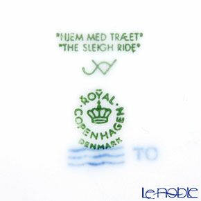 ロイヤルコペンハーゲン（Royal Copenhagen） イヤープレート 1999年／平成11年 「The Sleigh Ride」