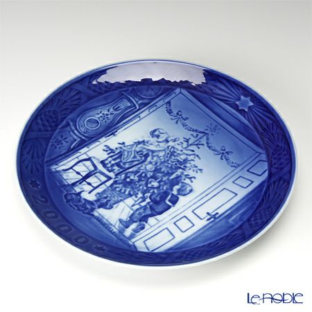 ロイヤルコペンハーゲン（Royal Copenhagen） イヤープレート 2000年／平成12年 「Trimming the Tree」