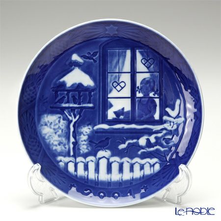 ロイヤルコペンハーゲン（Royal Copenhagen） イヤープレート 2001年／平成13年 「Wathing the Bird」