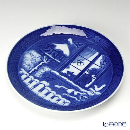 ロイヤルコペンハーゲン（Royal Copenhagen） イヤープレート 2001年／平成13年 「Wathing the Bird」