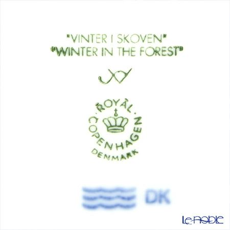 ロイヤルコペンハーゲン（Royal Copenhagen） イヤープレート 2002年／平成14年 「Winter in the Forest」