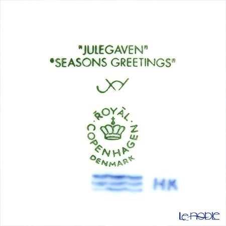 ロイヤルコペンハーゲン（Royal Copenhagen） イヤープレート 2003年／平成15年 「Seasons Greetings」