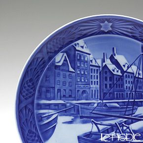 ロイヤルコペンハーゲン（Royal Copenhagen） イヤープレート 2007年／平成19年 「Christmas in Nyhavn」