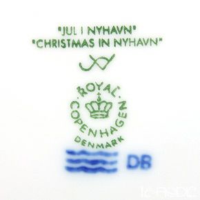 ロイヤルコペンハーゲン（Royal Copenhagen） イヤープレート 2007年／平成19年 「Christmas in Nyhavn」
