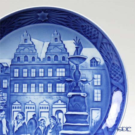 ロイヤルコペンハーゲン（Royal Copenhagen） イヤープレート 2009年／平成21年 「Christmas at Amagertorv」