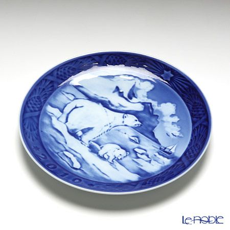ロイヤルコペンハーゲン（Royal Copenhagen） イヤープレート 2010年／平成22年 「Christmas in Greenland」