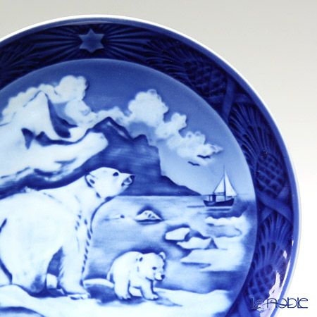 ロイヤルコペンハーゲン（Royal Copenhagen） イヤープレート 2010年／平成22年 「Christmas in Greenland」