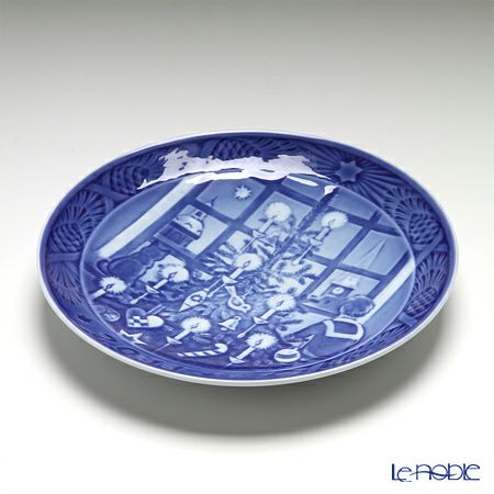 ロイヤルコペンハーゲン（Royal Copenhagen） イヤープレート 2011年／平成23年 「Waiting for Santa Claus」