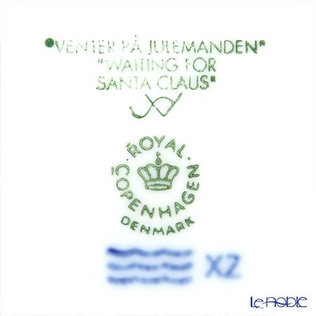 ロイヤルコペンハーゲン（Royal Copenhagen） イヤープレート 2011年／平成23年 「Waiting for Santa Claus」